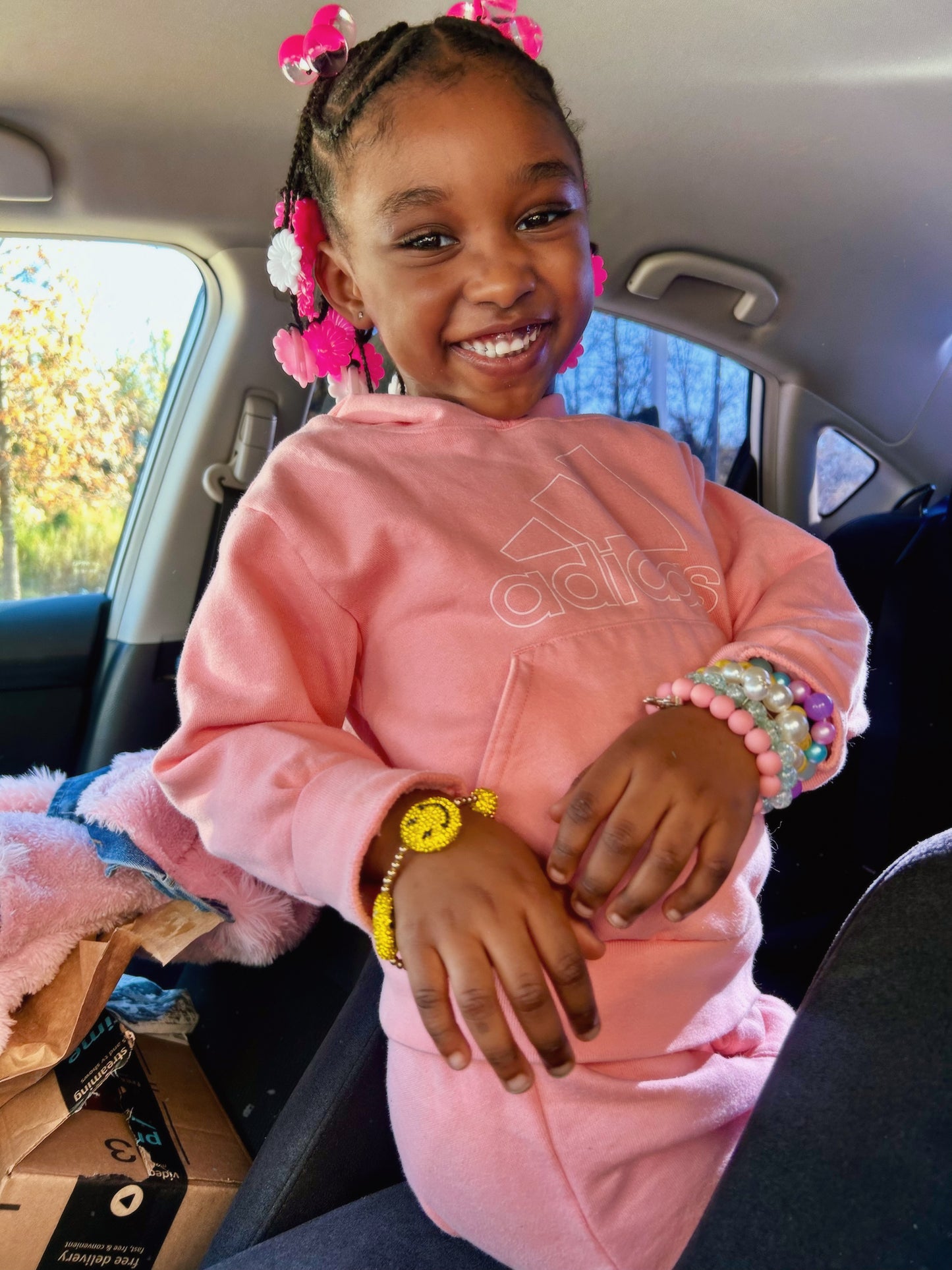 Kid Friendly Size Smiley Face Bracelets